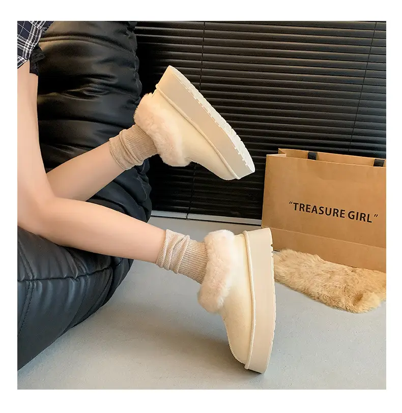 White Fleece Lined Snow Boots for Kids 2024 — feature 19