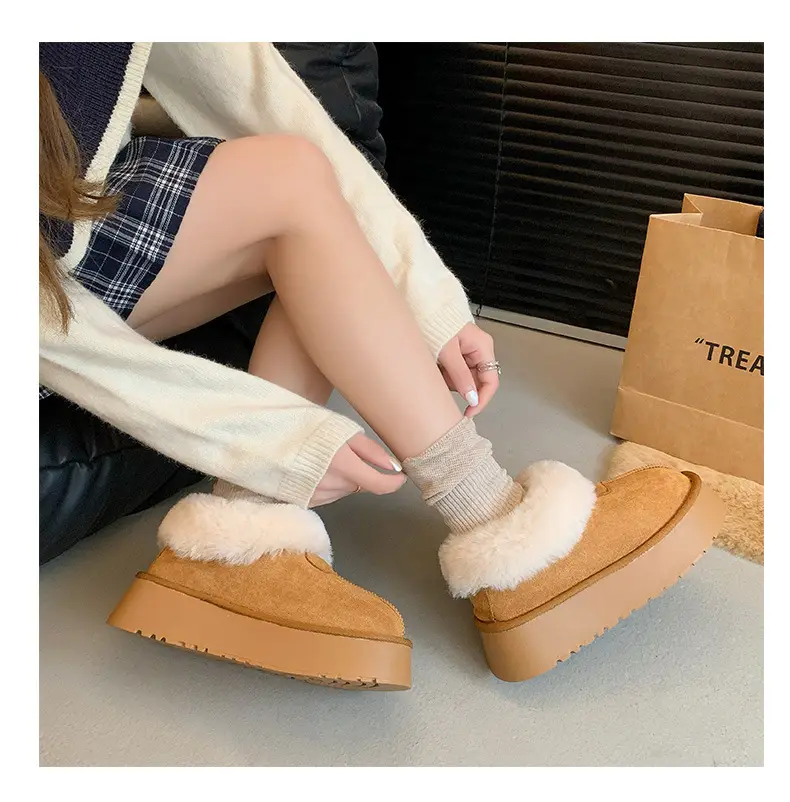 White Fleece Lined Snow Boots for Kids 2024 — feature 2