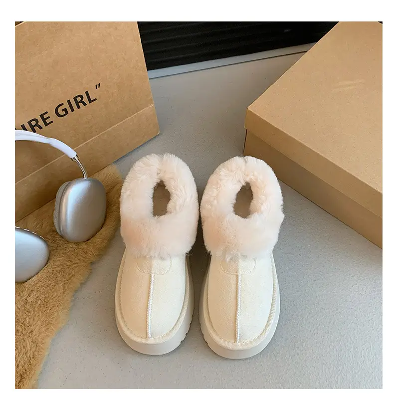 White Fleece Lined Snow Boots for Kids 2024 — feature 24