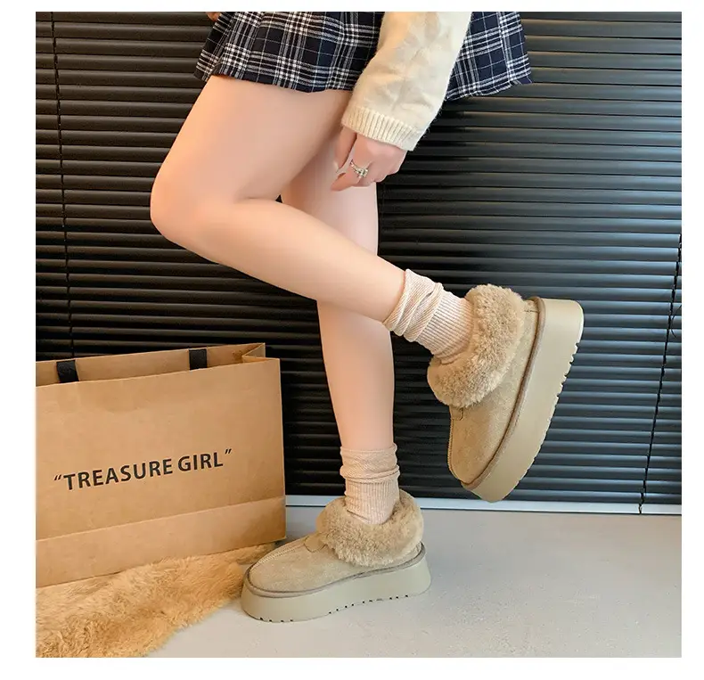 White Fleece Lined Snow Boots for Kids 2024 — feature 31