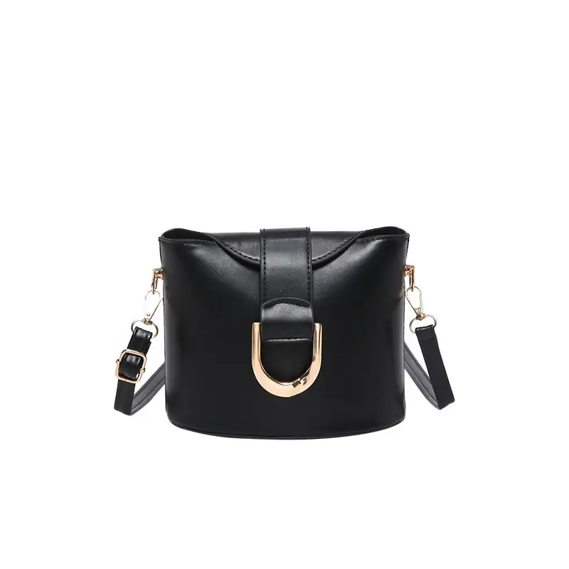 Retro Horseshoe Lock Crossbody Bag Brown 2024 - Image 10