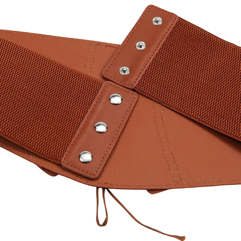 Red Elastic Waistband Belt for Women - Image 8