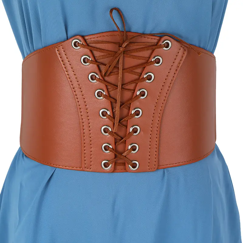 Red Elastic Waistband Belt for Women — feature 43