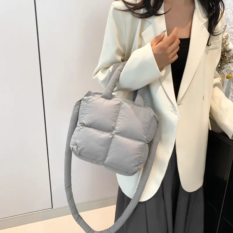 Purple Rhombic Tote Bag for Women 2024 - Image 9