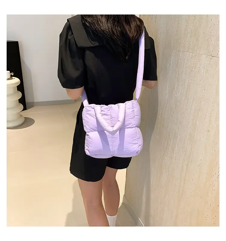 Purple Rhombic Tote Bag for Women 2024 — feature 26