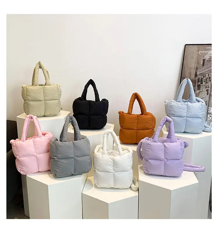 Purple Rhombic Tote Bag for Women 2024 — feature 30