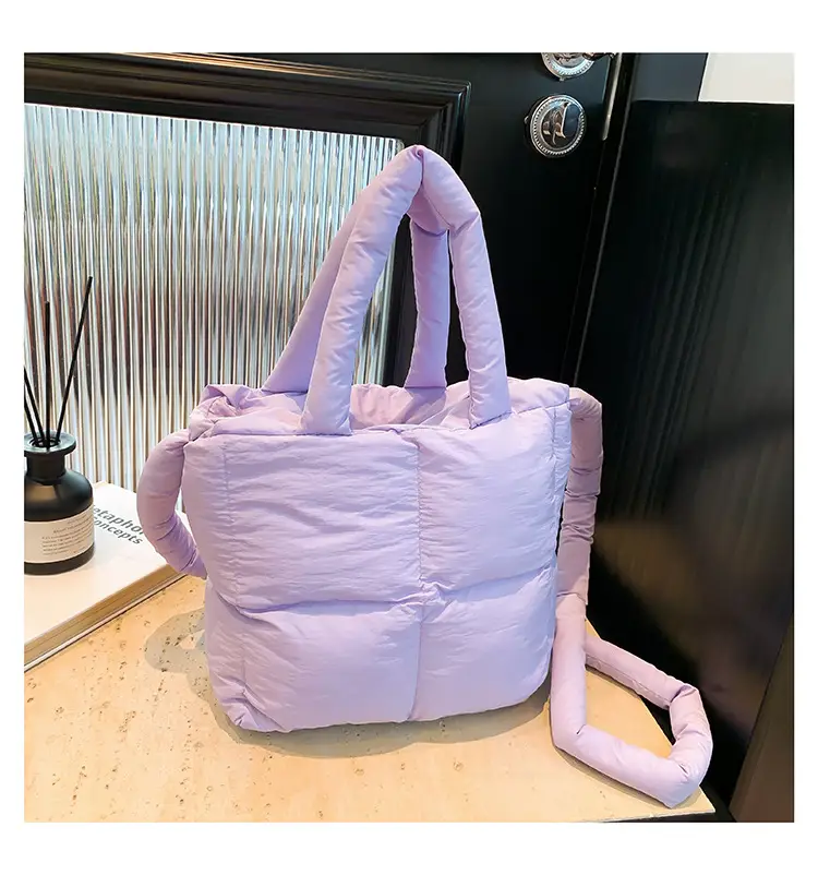 Purple Rhombic Tote Bag for Women 2024 — feature 36