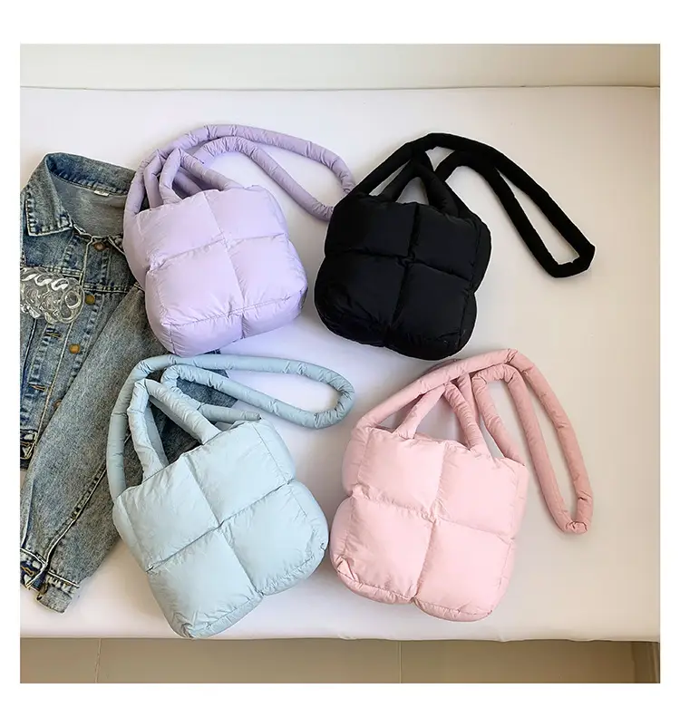 Purple Rhombic Tote Bag for Women 2024 — feature 40