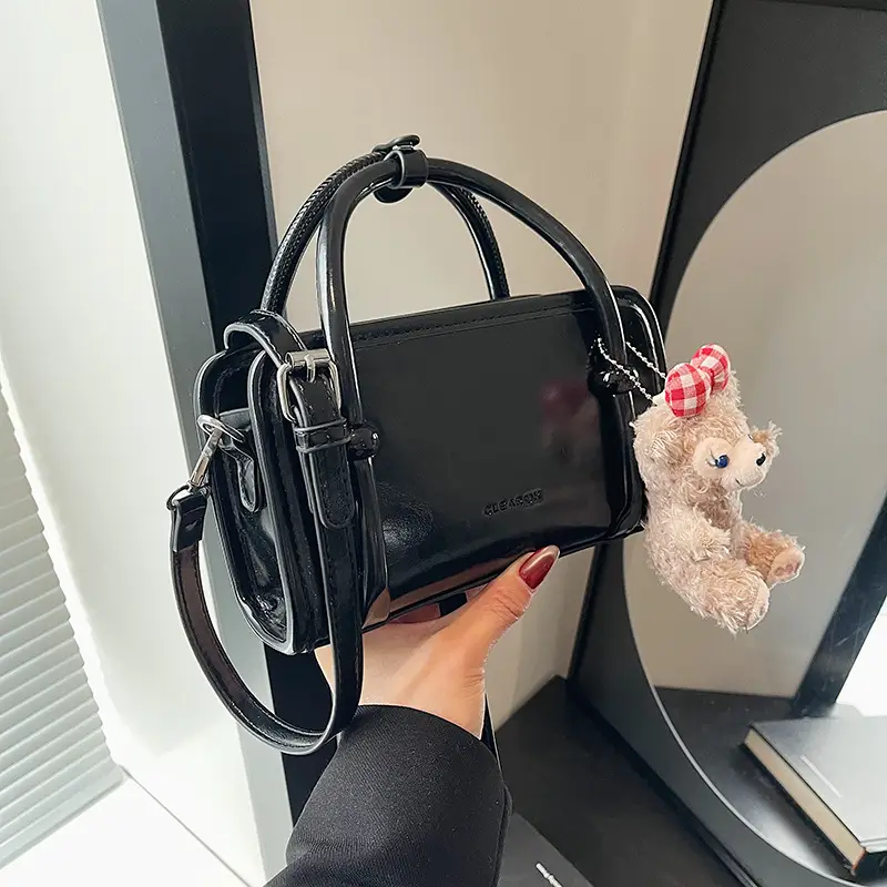 Korean-style Women's Tan Shoulder Bag 2024 - Image 7