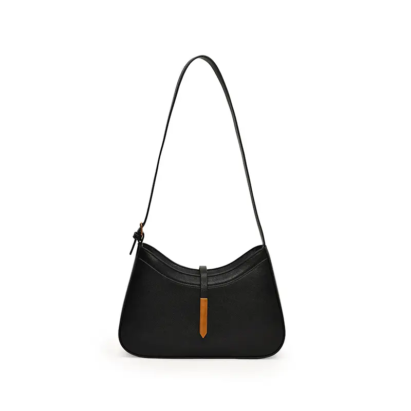 Women Crossbody Bag Brown Leather 2025 Retro Design - Image 9