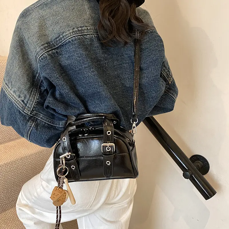 Brown Leather Shoulder Crossbody Bag for Women - Image 10