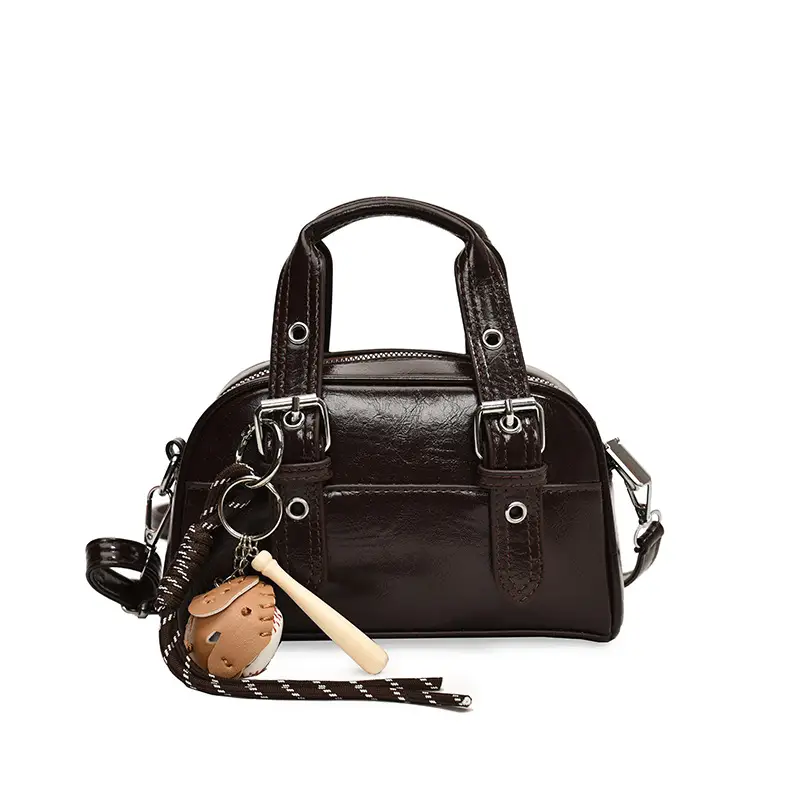 Brown Leather Shoulder Crossbody Bag for Women - Image 13