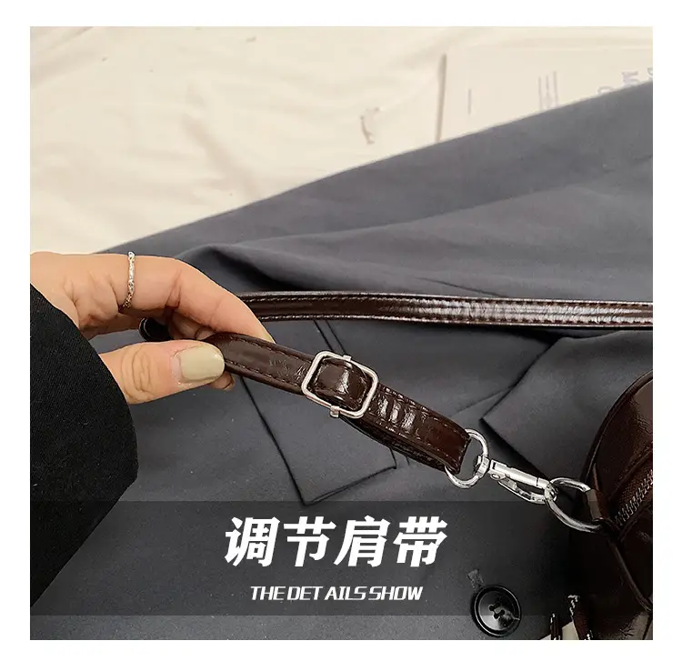 Brown Leather Shoulder Crossbody Bag for Women — feature 13