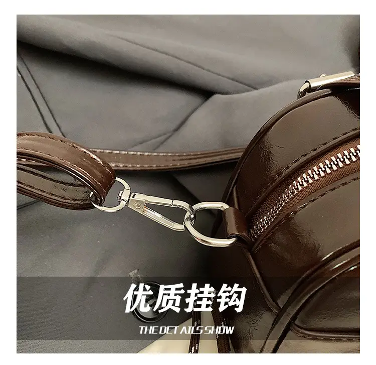 Brown Leather Shoulder Crossbody Bag for Women — feature 14