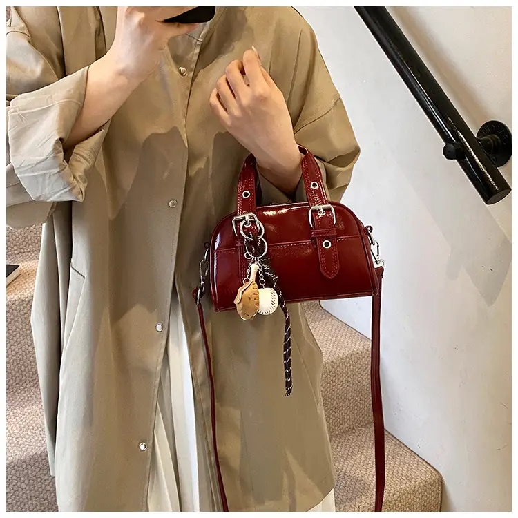 Brown Leather Shoulder Crossbody Bag for Women — feature 15