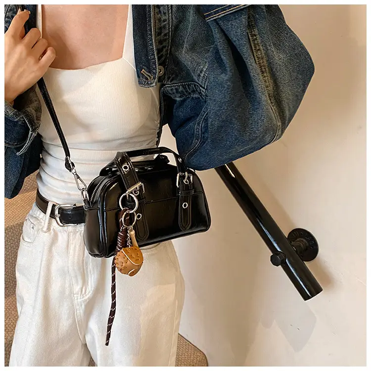 Brown Leather Shoulder Crossbody Bag for Women — feature 31