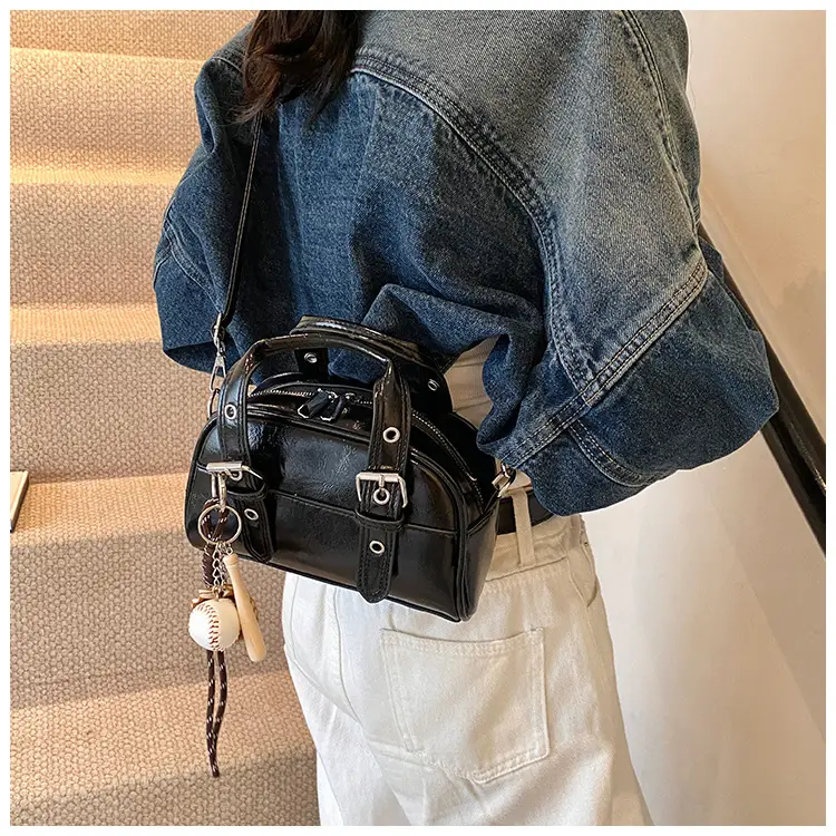 Brown Leather Shoulder Crossbody Bag for Women — feature 34