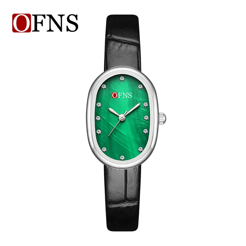 Ofns Women's Gold Mesh Watch with Quartz Movement - Image 3