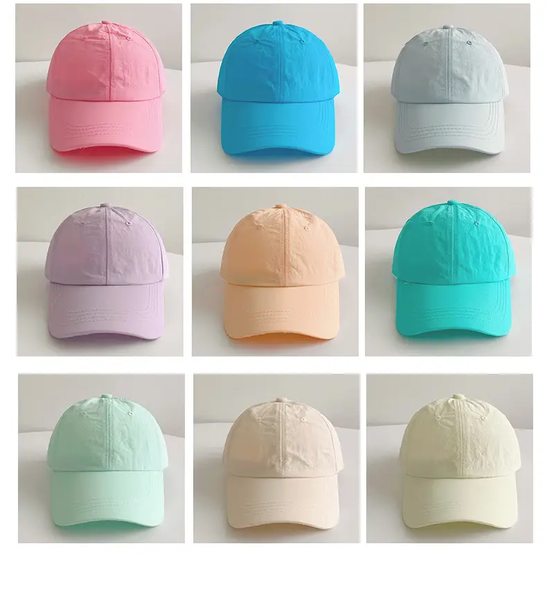 Kids Baseball Caps Quick Print Customizable Summer Travel Team Wear — feature 27