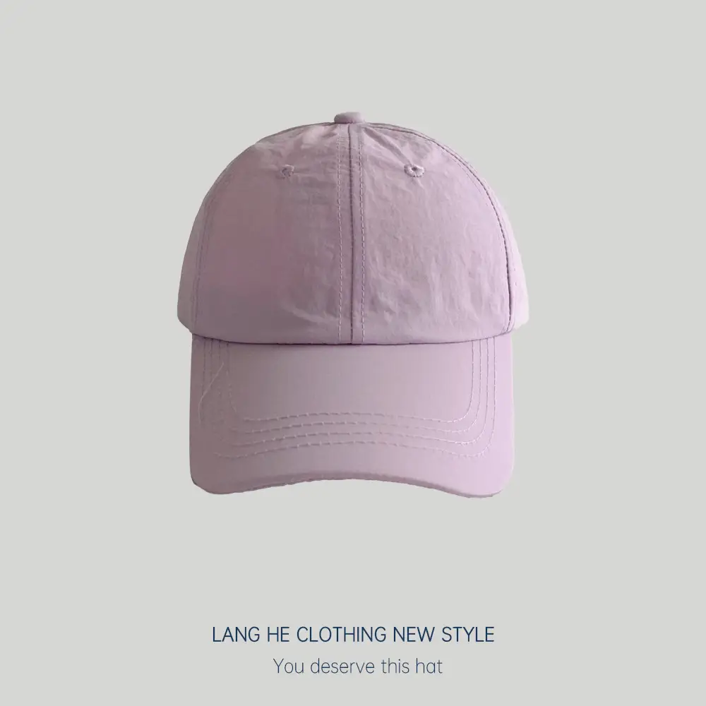 Kids Baseball Caps Quick Print Customizable Summer Travel Team Wear