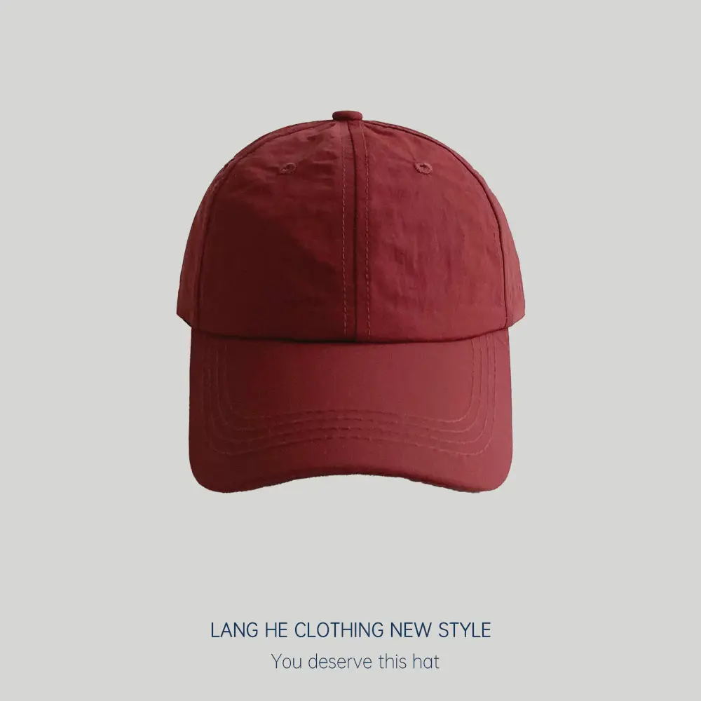 Kids Baseball Caps Quick Print Customizable Summer Travel Team Wear