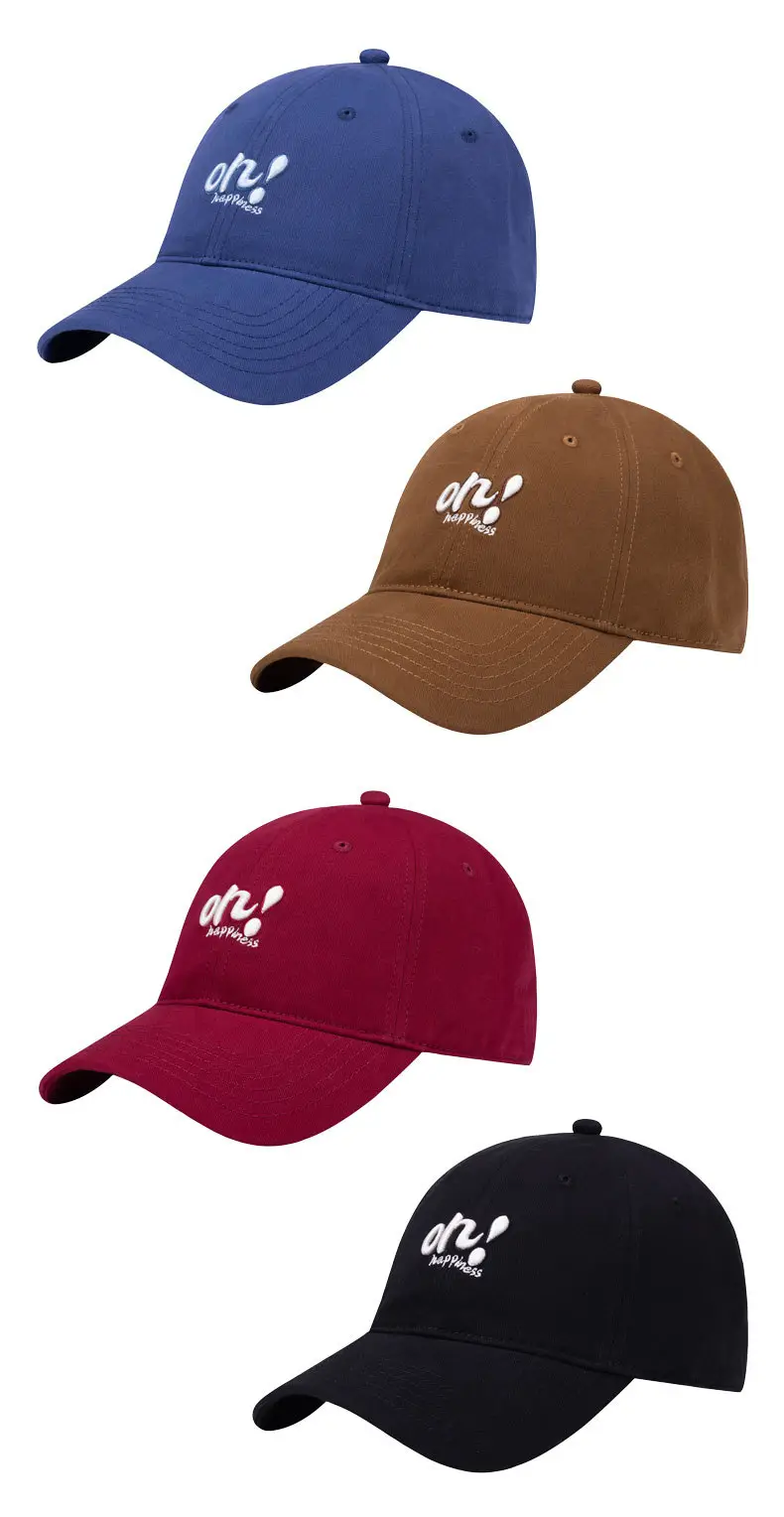 Black Korean Embroidered Baseball Cap for Women Men — feature 4