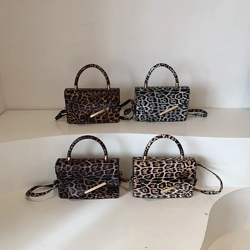 Leopard Print Crossbody Bag Women 2024 Winter - Image 5