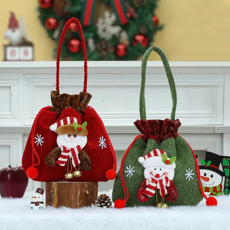 Cross Border Christmas Tote Bag for Kids Candy Bag - Image 20
