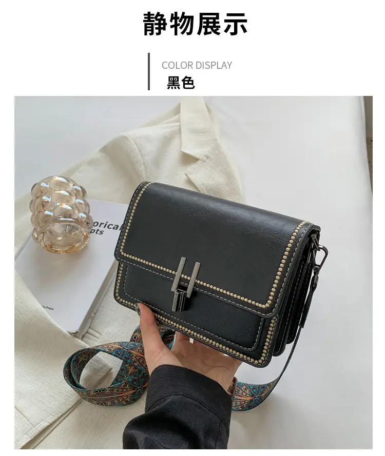 Vintage Brown Leather Shoulder Messenger Bag for Women — feature 23