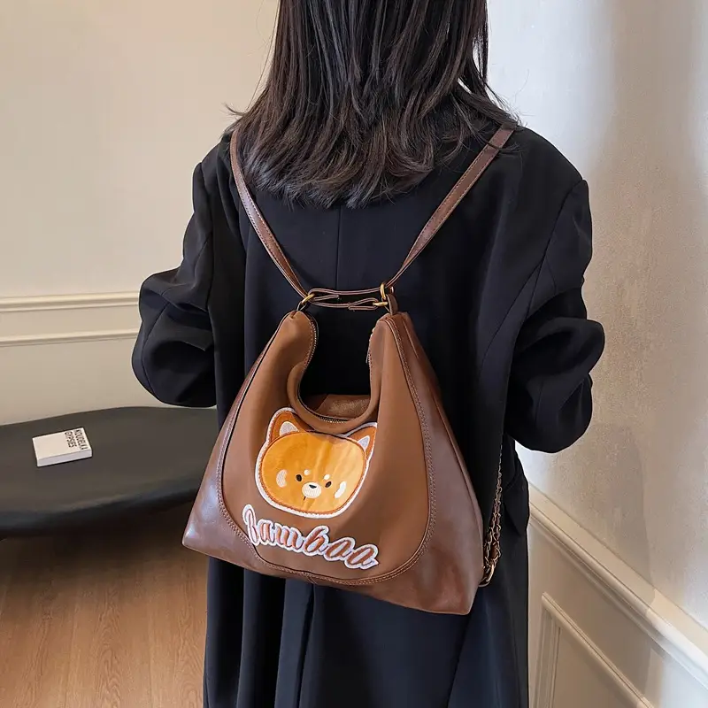 New Fashion Cute Bear Shoulder Bag Female Mori Style - Image 5