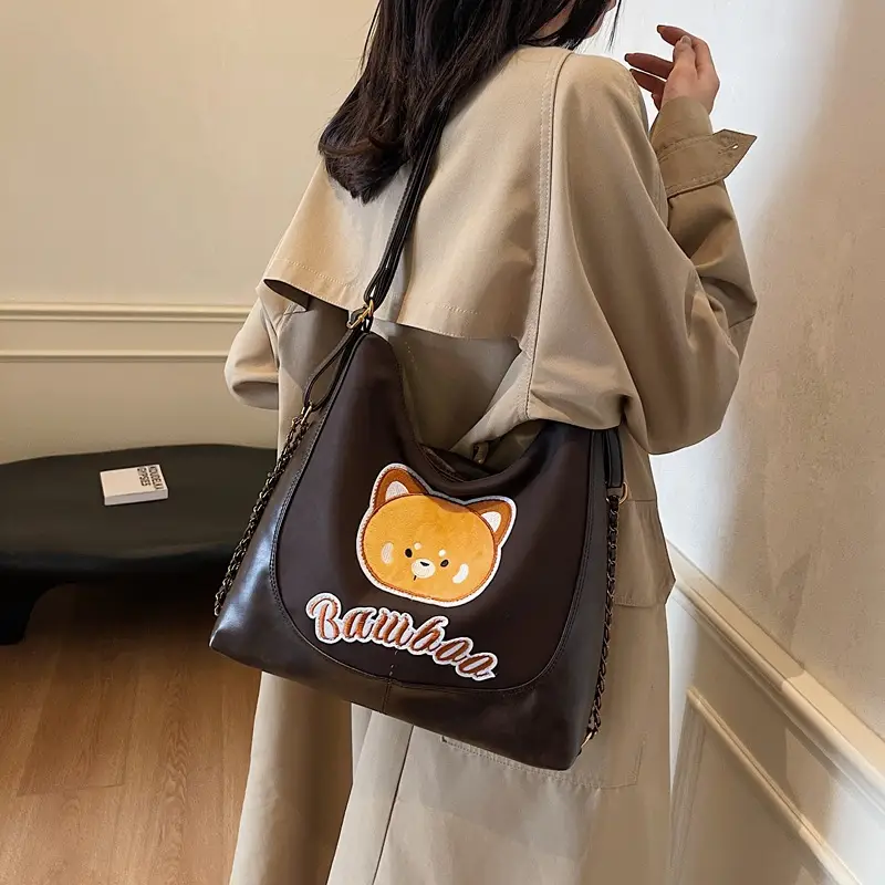New Fashion Cute Bear Shoulder Bag Female Mori Style - Image 6