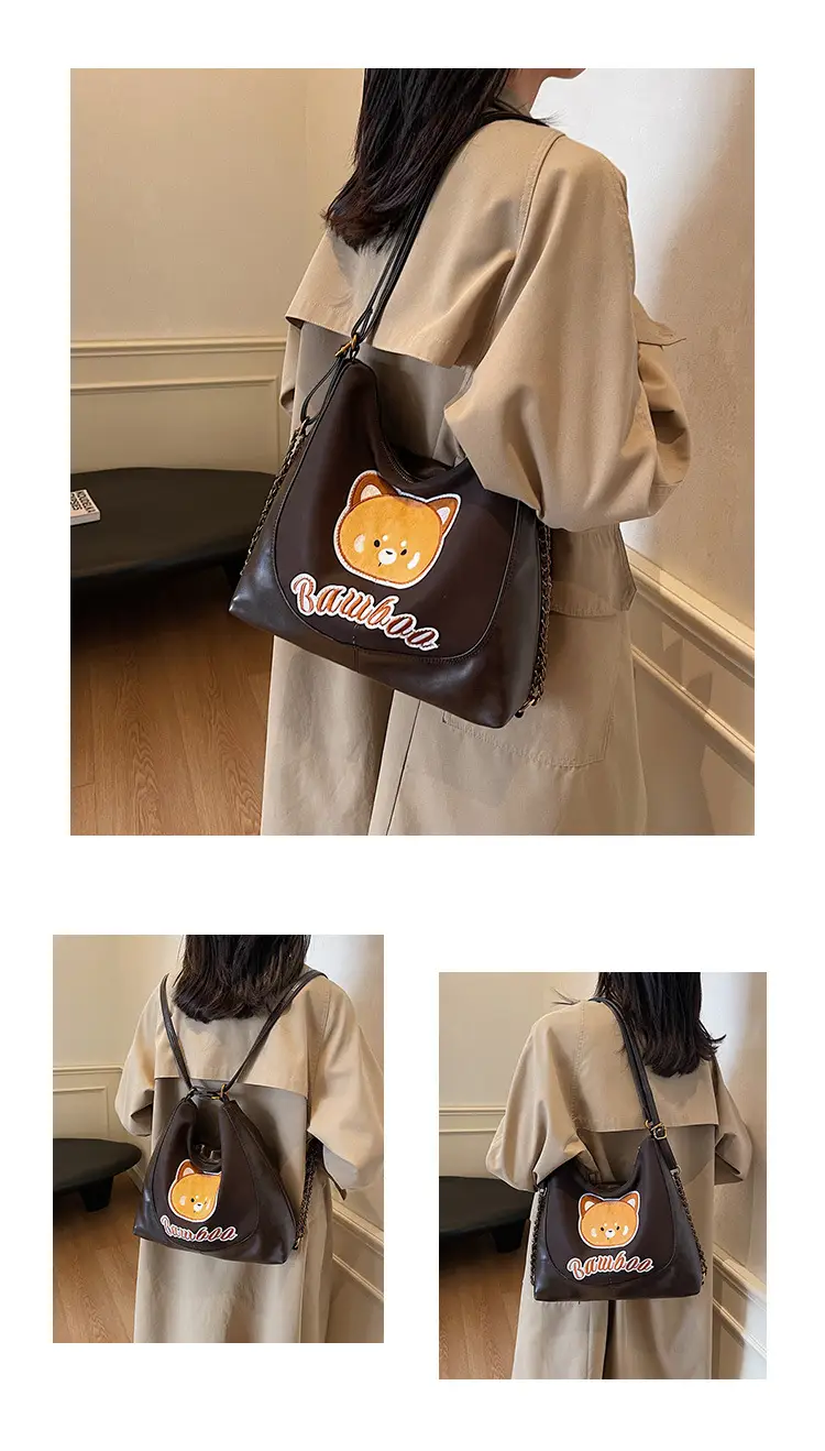 New Fashion Cute Bear Shoulder Bag Female Mori Style — feature 12