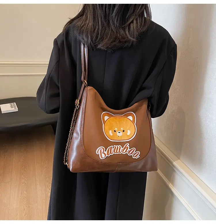 New Fashion Cute Bear Shoulder Bag Female Mori Style — feature 17