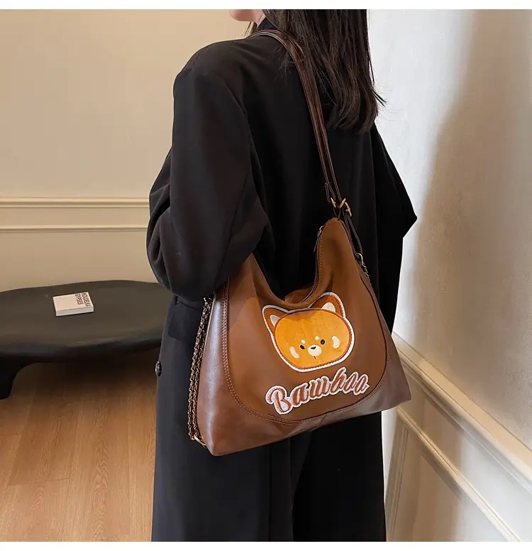 New Fashion Cute Bear Shoulder Bag Female Mori Style — feature 21