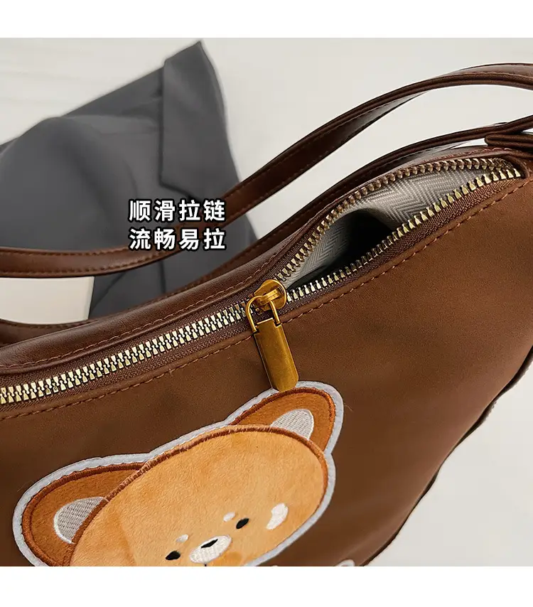 New Fashion Cute Bear Shoulder Bag Female Mori Style — feature 7