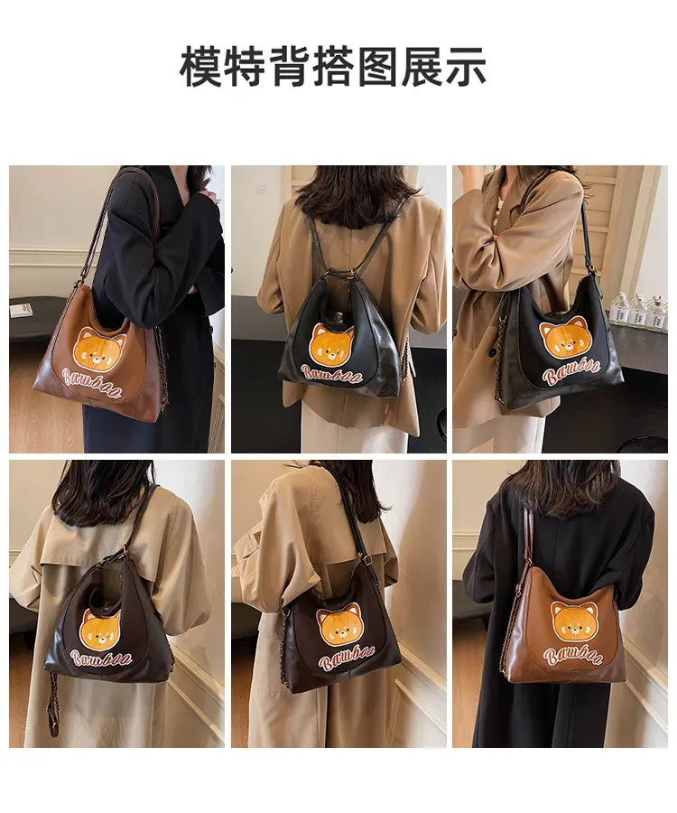 New Fashion Cute Bear Shoulder Bag Female Mori Style — feature 9