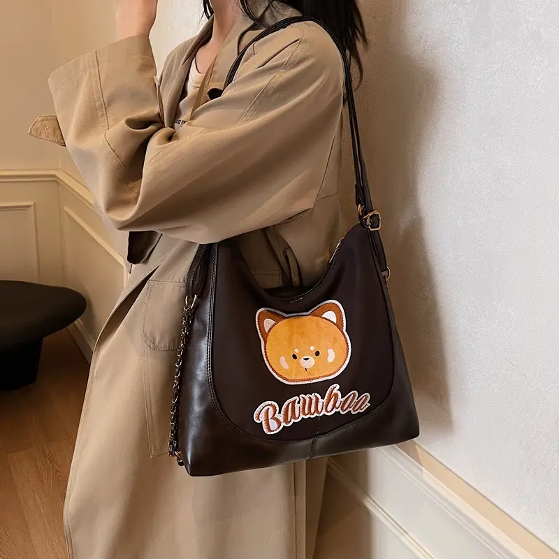 New Fashion Cute Bear Shoulder Bag Female Mori Style - Image 2