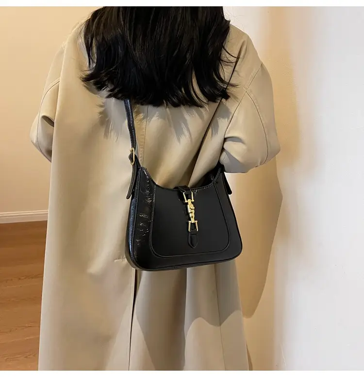 Tom Ford Brown Leather Shoulder Bag for Women — feature 19