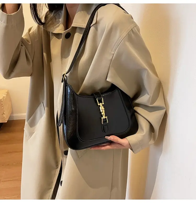 Tom Ford Brown Leather Shoulder Bag for Women — feature 22