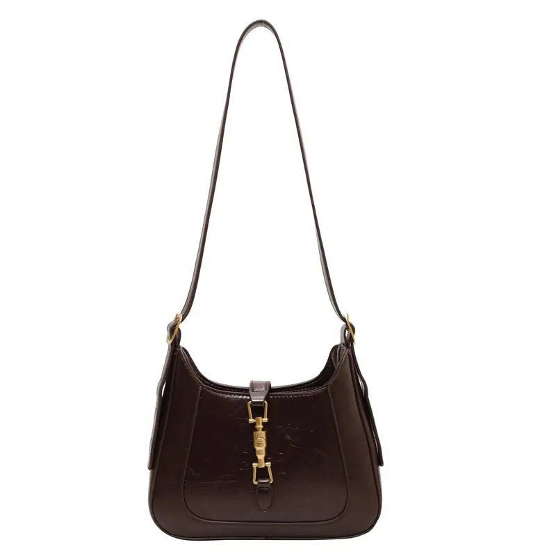 Tom Ford Brown Leather Shoulder Bag for Women - Image 4