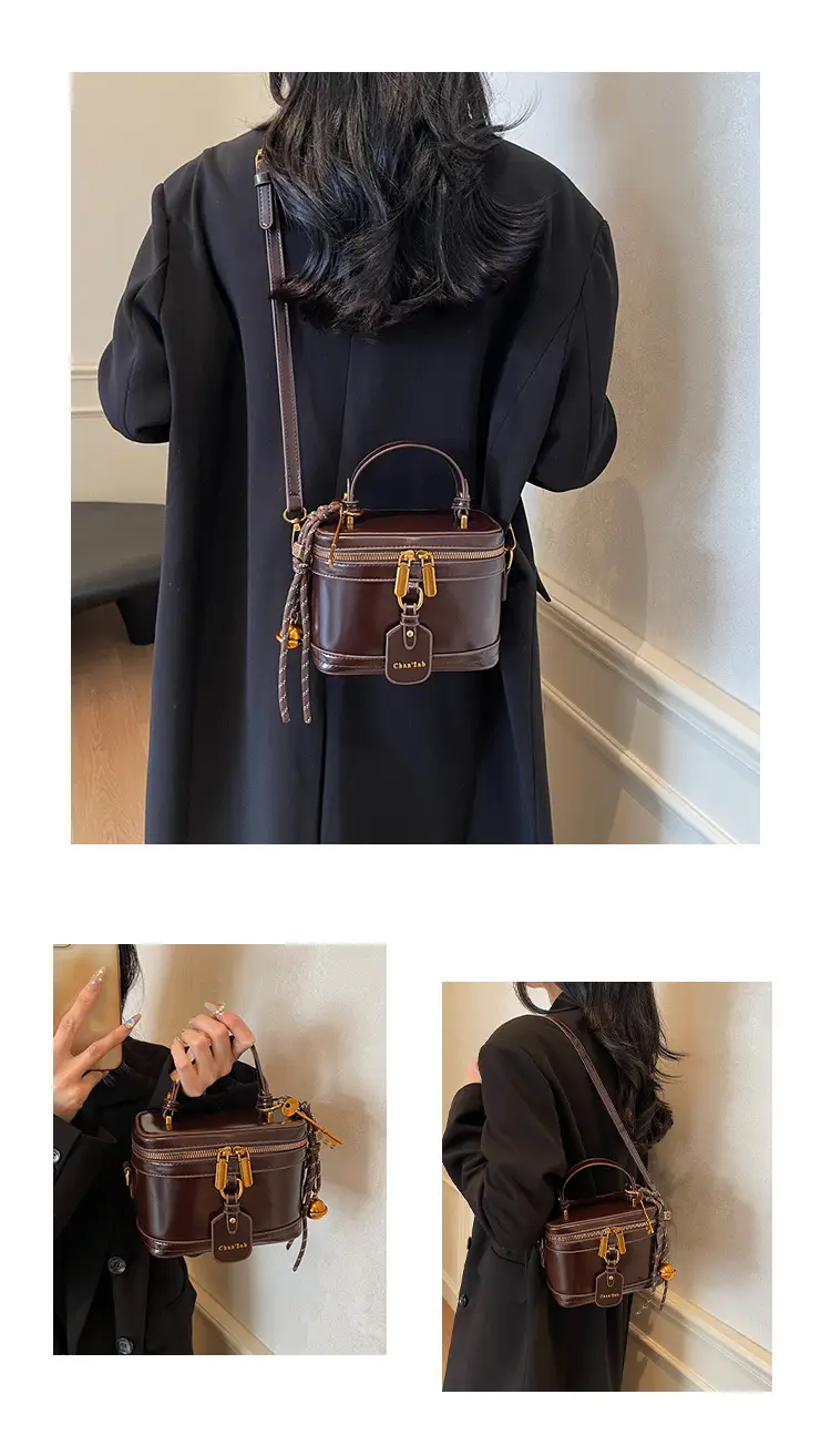 2025 New High-End Brown Box Bag for Women — feature 11