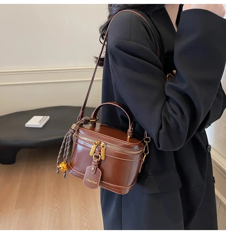 2025 New High-End Brown Box Bag for Women — feature 30