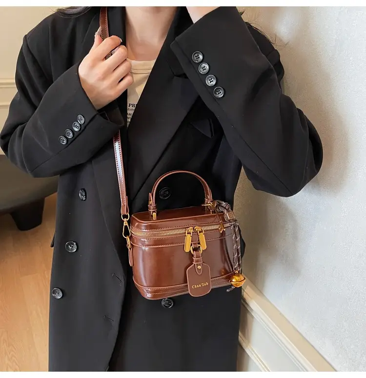 2025 New High-End Brown Box Bag for Women — feature 35