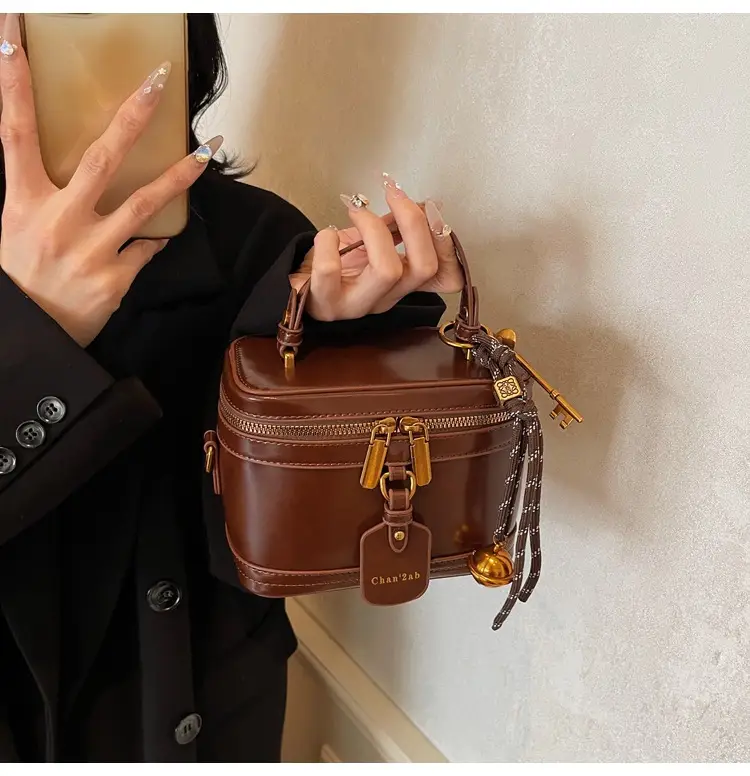 2025 New High-End Brown Box Bag for Women — feature 36