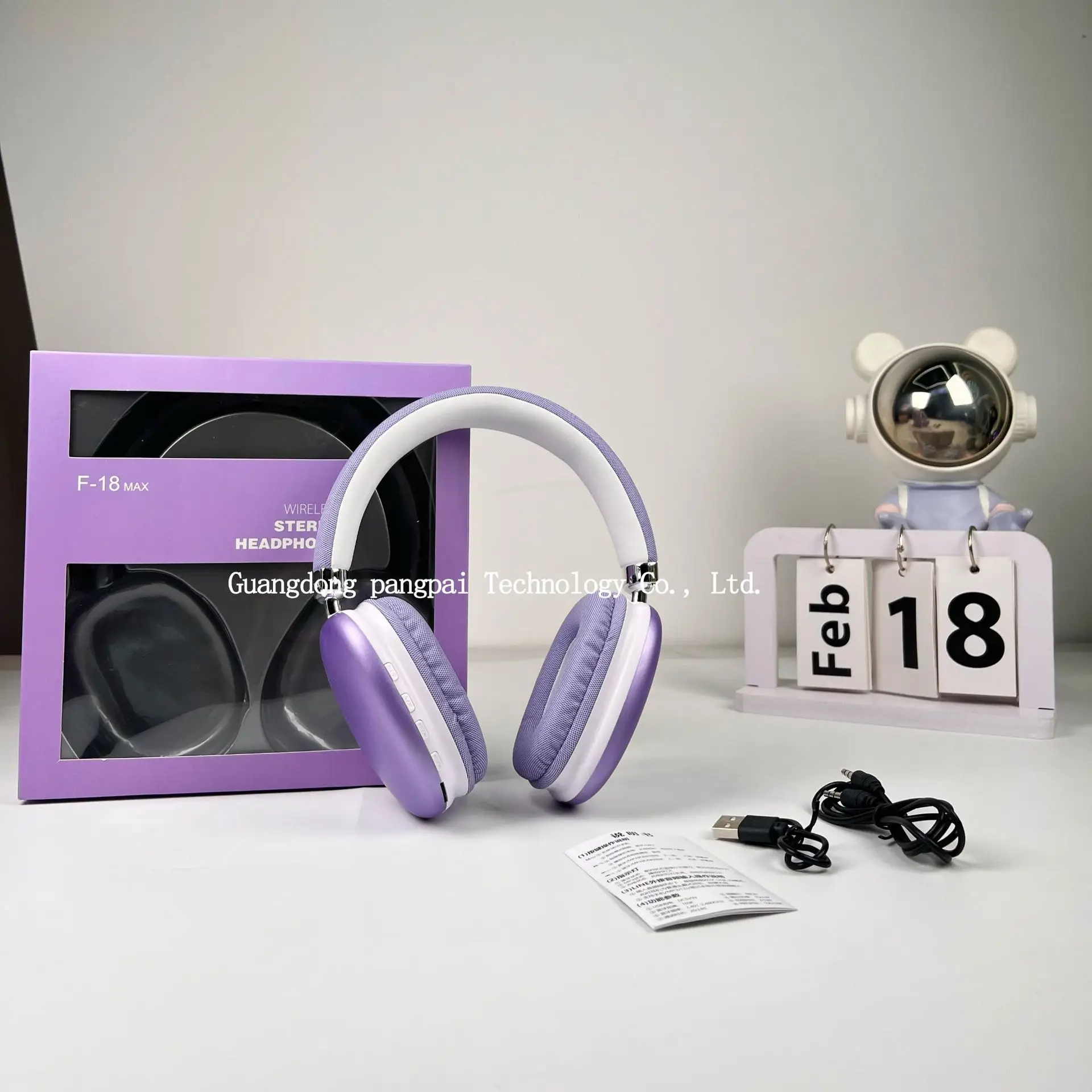 F18 True Wireless Headset White Ultra Long Battery