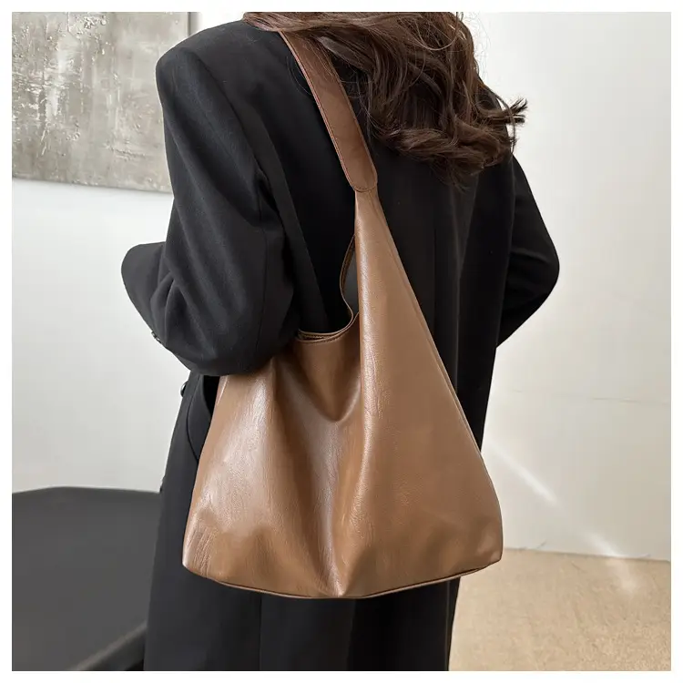 Women Vintage Brown Leather Shoulder Bag 2024 — feature 10