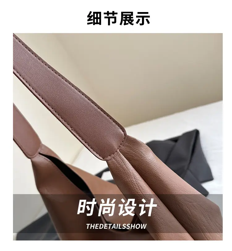 Women Vintage Brown Leather Shoulder Bag 2024 — feature 3