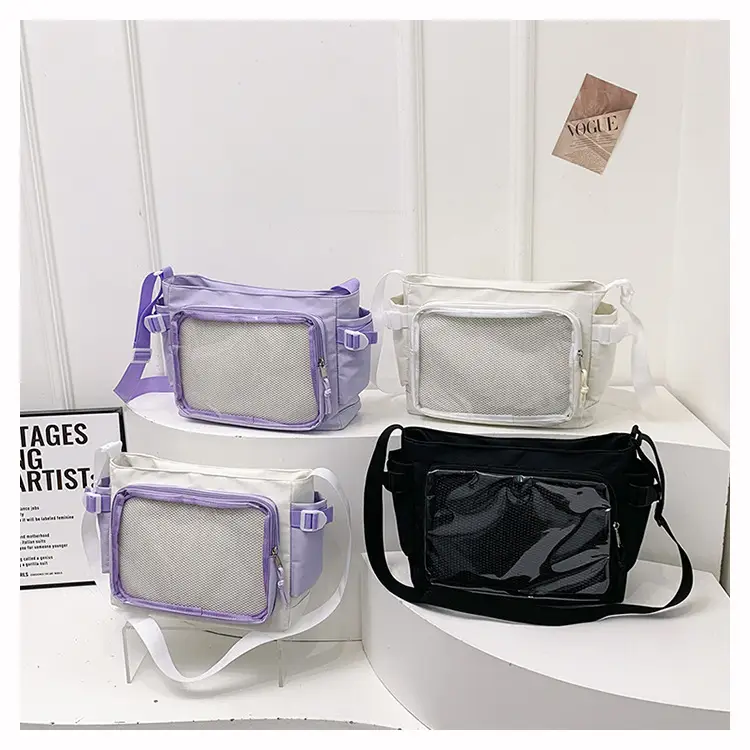 Purple Transparent Shoulder Crossbody Bag for Women - Image 6
