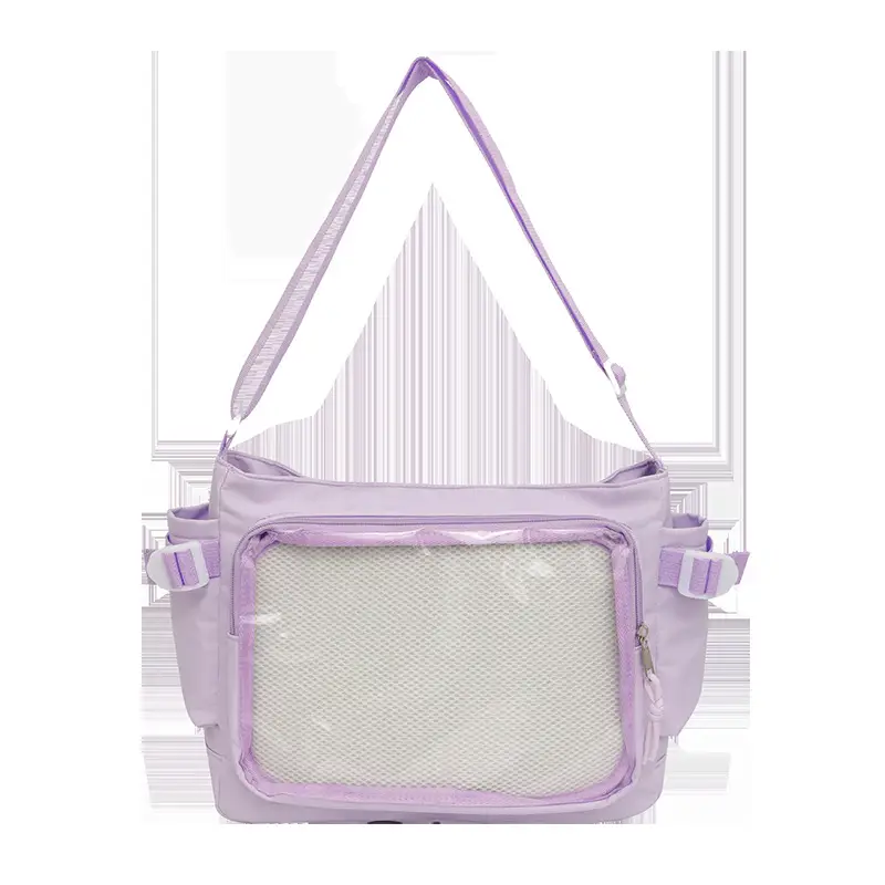 Purple Transparent Shoulder Crossbody Bag for Women - Image 9