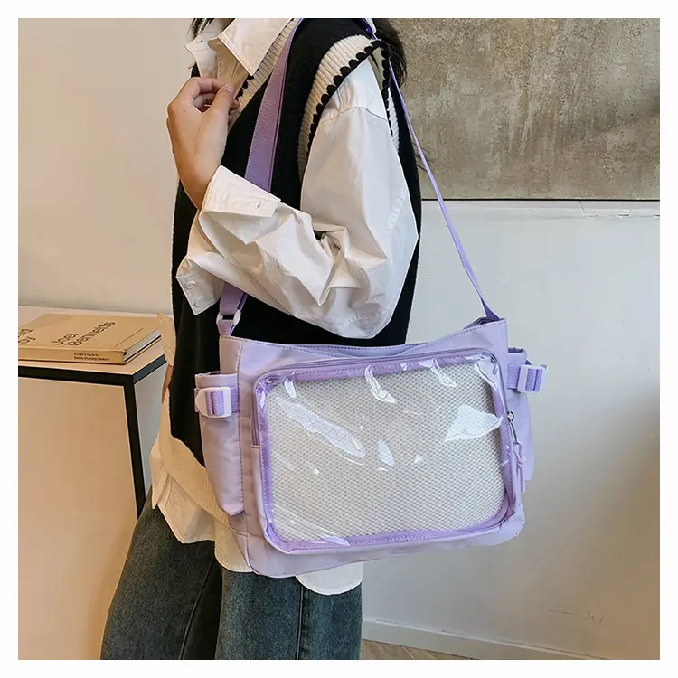 Purple Transparent Shoulder Crossbody Bag for Women — feature 10